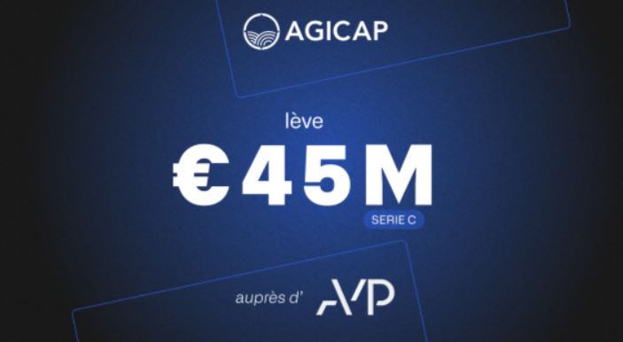 Agicap, la solution de gestion de trésorerie nouvelle génération, lève 45 M€ en série C auprès d’AVP