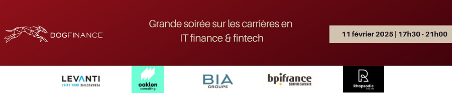 Participez à une soirée networking innovante sur les métiers de l'IT Finance & Fintech