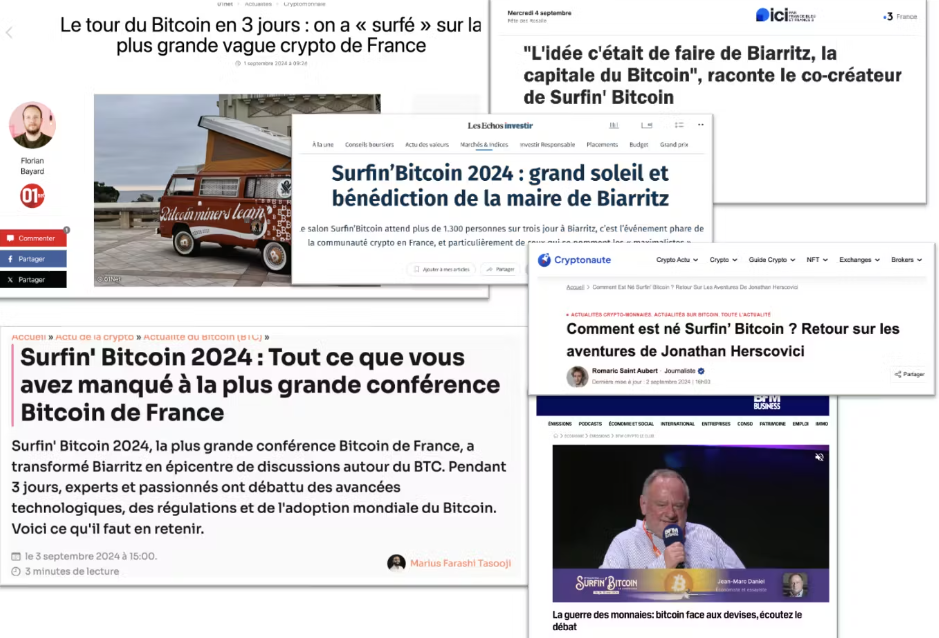 Les 21 points à retenir du Surfin Bitcoin 2024