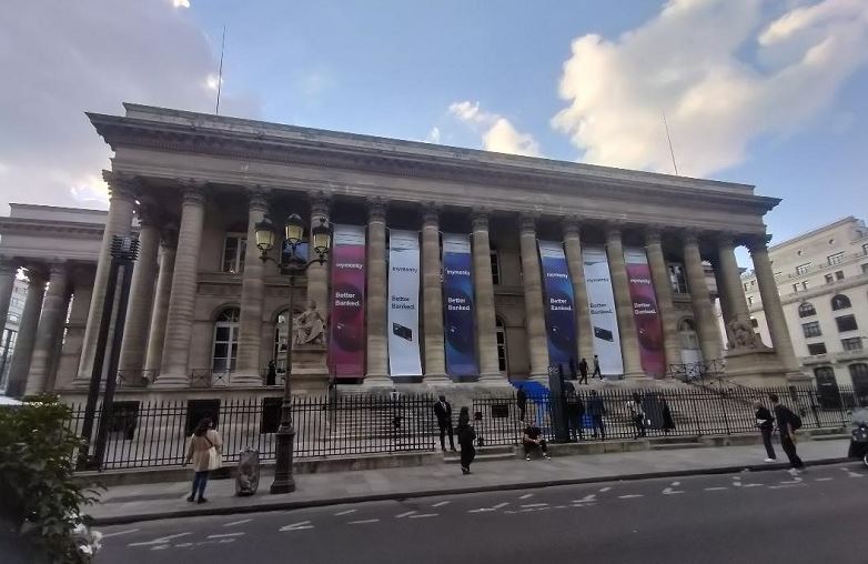 Le Palais Brongniart aux couleurs de MyMonty