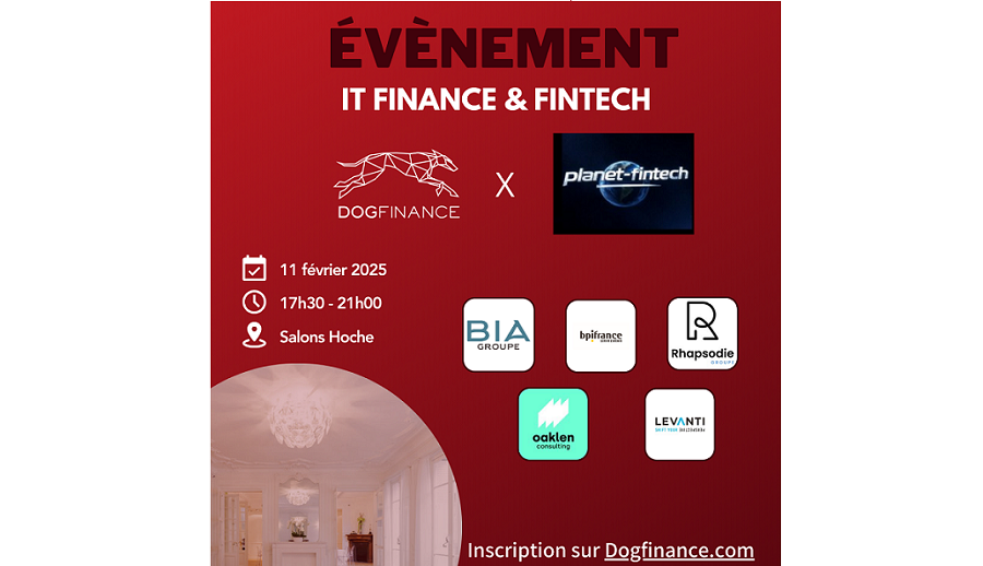 Participez à une soirée networking innovante sur les métiers de l'IT Finance & Fintech